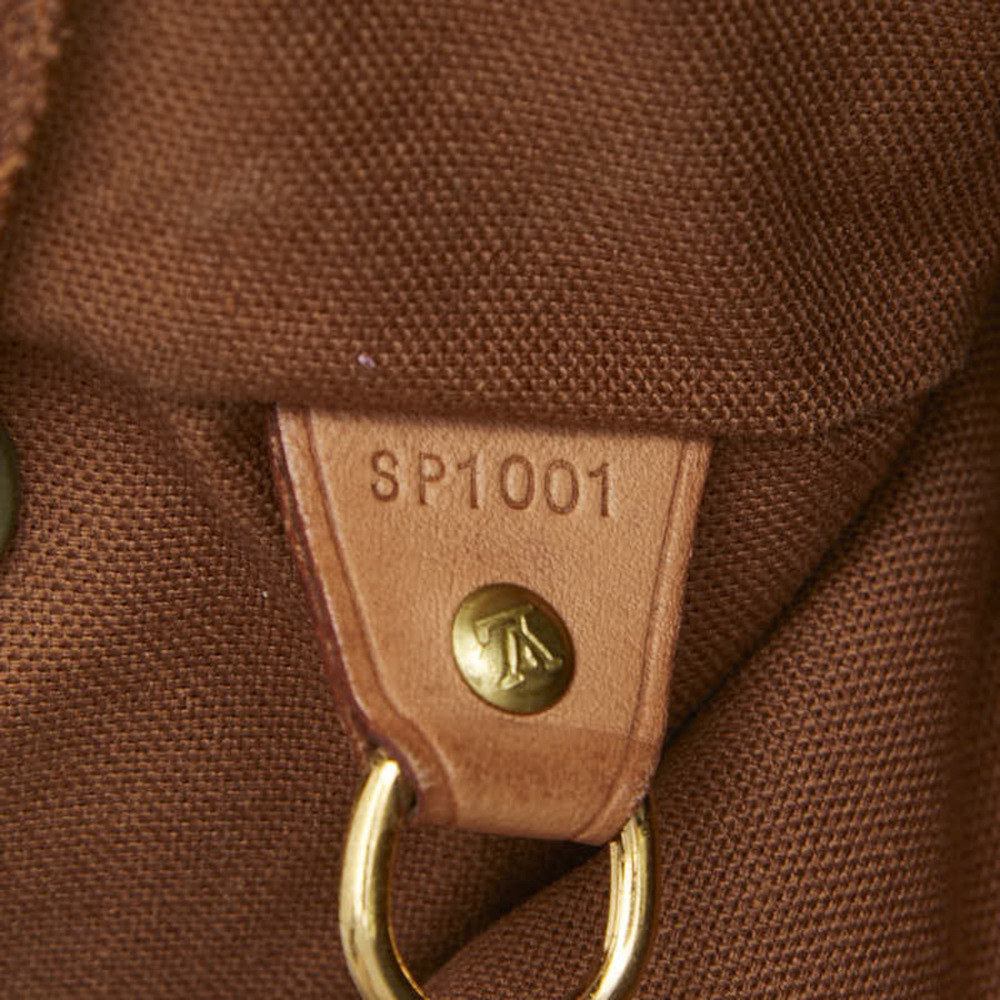 LOUIS VUITTON Brown Monogram Leather Backpack - Picture 12 of 12